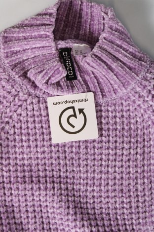 Дамски пуловер H&M Divided, Размер XS, Цвят Лилав, Цена 13,34 лв.