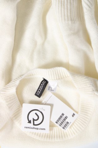 Дамски пуловер H&M Divided, Размер M, Цвят Бял, Цена 23,92 лв.