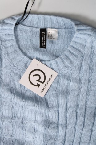 Дамски пуловер H&M Divided, Размер XS, Цвят Син, Цена 14,21 лв.