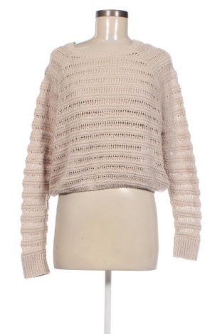 Дамски пуловер Hollister, Размер S, Цвят Бежов, Цена 17,63 лв.