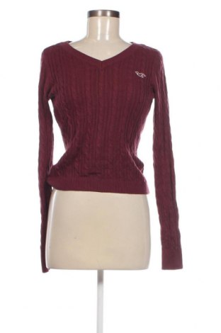 Дамски пуловер Hollister, Размер S, Цвят Червен, Цена 21,32 лв.