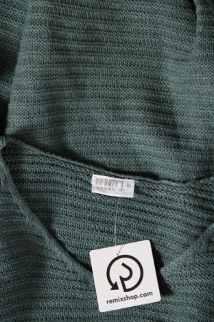 Дамски пуловер Infinity, Размер XL, Цвят Зелен, Цена 10,15 лв.