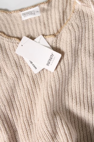 Γυναικείο πουλόβερ Infinity Woman, Μέγεθος M, Χρώμα  Μπέζ, Τιμή 13,94 €