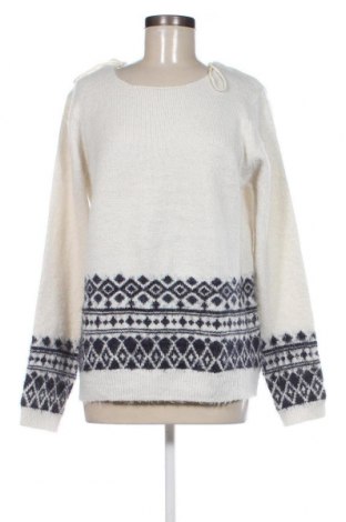 Дамски пуловер Janina, Размер L, Цвят Бял, Цена 13,34 лв.