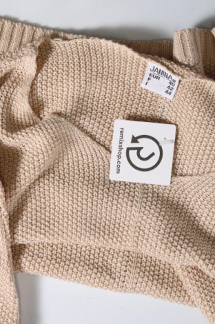 Дамски пуловер Janina, Размер M, Цвят Бежов, Цена 13,34 лв.