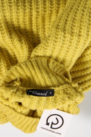 Дамски пуловер Jean Pascale, Размер M, Цвят Жълт, Цена 13,34 лв.