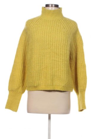 Дамски пуловер Jean Pascale, Размер M, Цвят Жълт, Цена 13,34 лв.