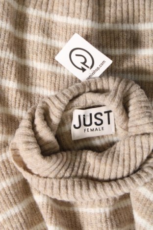 Γυναικείο πουλόβερ Just Female, Μέγεθος M, Χρώμα  Μπέζ, Τιμή 21,48 €