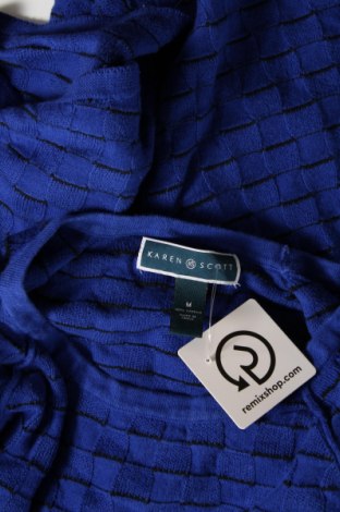 Damenpullover Karen Scott, Größe M, Farbe Blau, Preis € 7,49