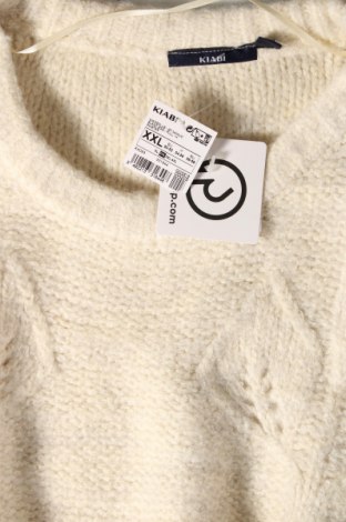 Дамски пуловер Kiabi, Размер XXL, Цвят Бежов, Цена 27,60 лв.