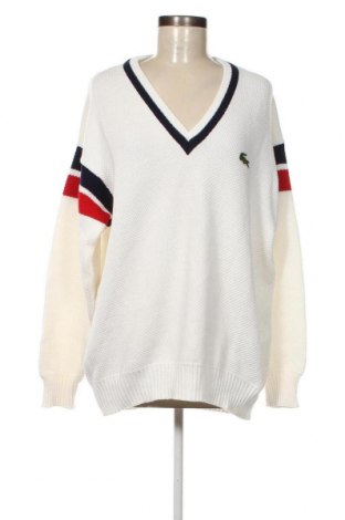 Дамски пуловер Lacoste, Размер XL, Цвят Бял, Цена 72,00 лв.