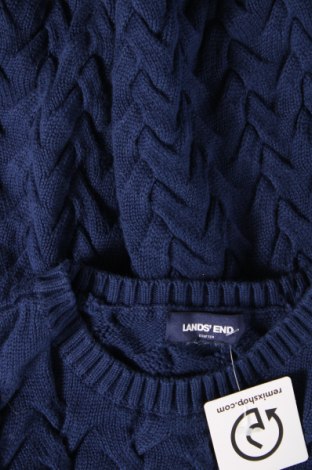 Дамски пуловер Lands' End, Размер M, Цвят Син, Цена 14,21 лв.