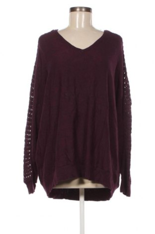 Дамски пуловер Lane Bryant, Размер 3XL, Цвят Лилав, Цена 78,00 лв.