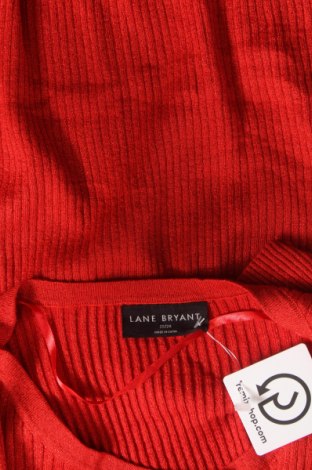 Дамски пуловер Lane Bryant, Размер XXL, Цвят Червен, Цена 24,60 лв.