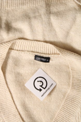 Дамски пуловер Laura T., Размер XL, Цвят Бежов, Цена 17,11 лв.