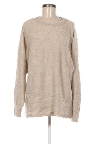 Дамски пуловер Laura Torelli, Размер L, Цвят Бежов, Цена 15,95 лв.