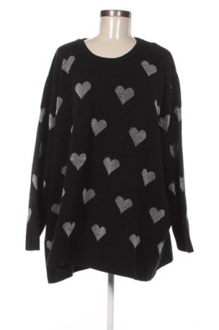 Дамски пуловер Laura Torelli, Размер 5XL, Цвят Черен, Цена 23,20 лв.