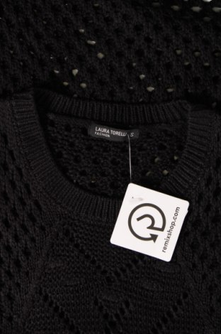 Дамски пуловер Laura Torelli, Размер S, Цвят Черен, Цена 7,25 лв.