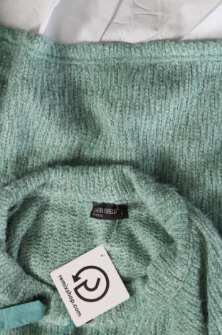 Damenpullover Laura Torelli, Größe L, Farbe Grün, Preis € 9,28