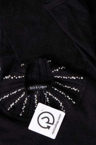Дамски пуловер Leo & Ugo, Размер S, Цвят Черен, Цена 22,80 лв.