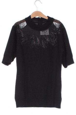 Γυναικείο πουλόβερ Leo & Ugo, Μέγεθος XS, Χρώμα Μαύρο, Τιμή 10,15 €