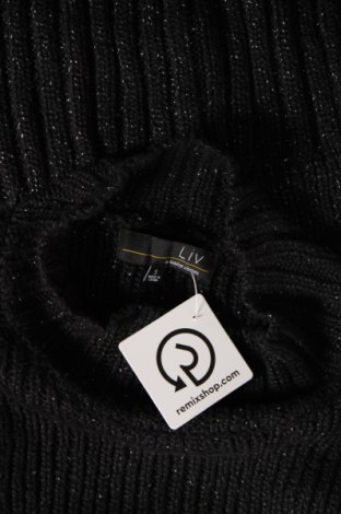 Дамски пуловер Liv, Размер S, Цвят Черен, Цена 14,21 лв.
