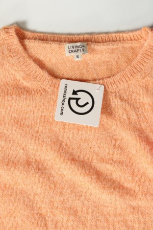 Дамски пуловер Living Crafts, Размер S, Цвят Оранжев, Цена 10,32 лв.
