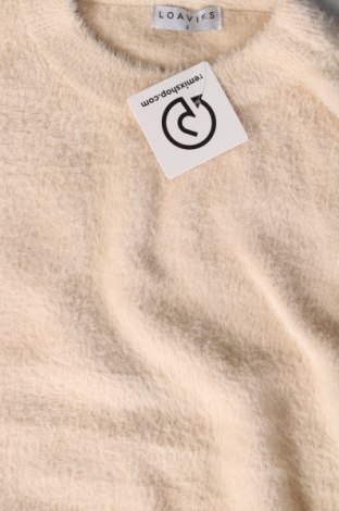 Дамски пуловер Loavies, Размер S, Цвят Бежов, Цена 24,38 лв.