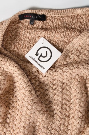 Дамски пуловер Lola Liza, Размер XS, Цвят Бежов, Цена 18,86 лв.