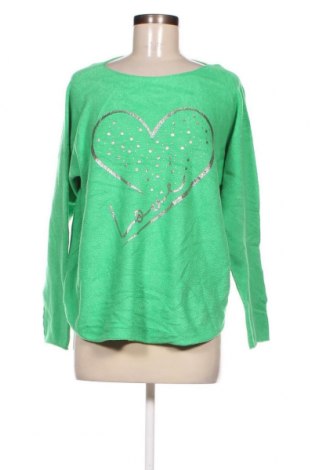 Дамски пуловер Made In Italy, Размер M, Цвят Зелен, Цена 12,47 лв.