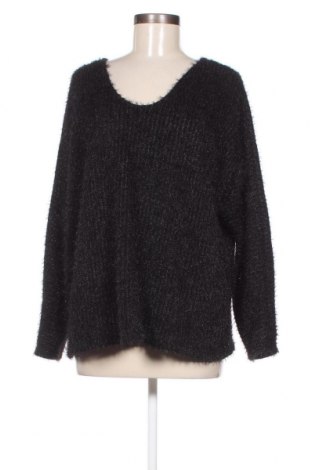 Γυναικείο πουλόβερ Made In Italy, Μέγεθος M, Χρώμα Μαύρο, Τιμή 8,25 €