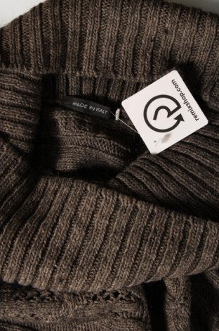 Γυναικείο πουλόβερ Made In Italy, Μέγεθος S, Χρώμα Καφέ, Τιμή 5,38 €