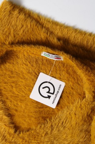 Дамски пуловер Made In Italy, Размер S, Цвят Жълт, Цена 14,21 лв.