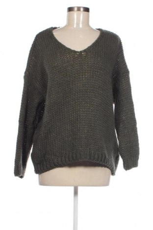 Γυναικείο πουλόβερ Made In Italy, Μέγεθος M, Χρώμα Πράσινο, Τιμή 7,71 €