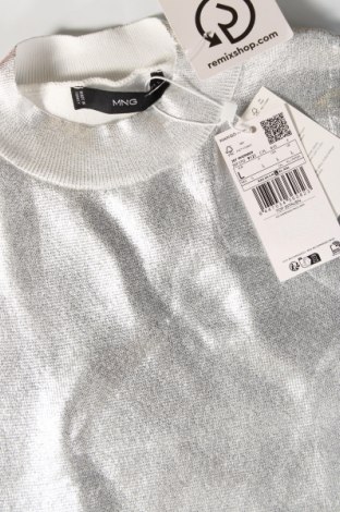 Дамски пуловер Mango, Размер L, Цвят Сребрист, Цена 62,00 лв.