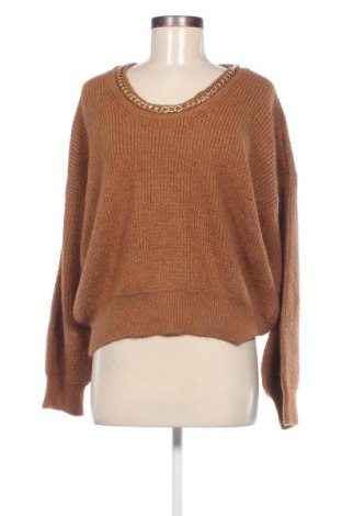 Дамски пуловер Mango, Размер XL, Цвят Кафяв, Цена 15,93 лв.