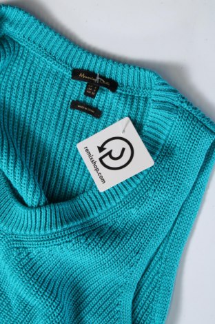 Дамски пуловер Massimo Dutti, Размер M, Цвят Син, Цена 43,79 лв.