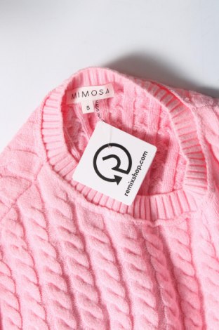 Дамски пуловер Mimosa, Размер S, Цвят Розов, Цена 20,09 лв.