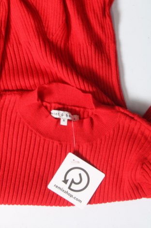 Γυναικείο πουλόβερ Mint & Berry, Μέγεθος S, Χρώμα Κόκκινο, Τιμή 8,79 €