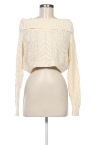 Γυναικείο πουλόβερ Missguided, Μέγεθος XS, Χρώμα Εκρού, Τιμή 7,71 €