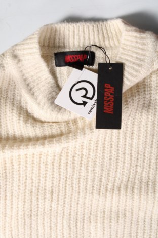 Γυναικείο πουλόβερ Misspap, Μέγεθος S, Χρώμα Εκρού, Τιμή 27,33 €