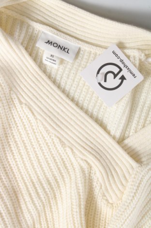 Дамски пуловер Monki, Размер XS, Цвят Екрю, Цена 13,73 лв.