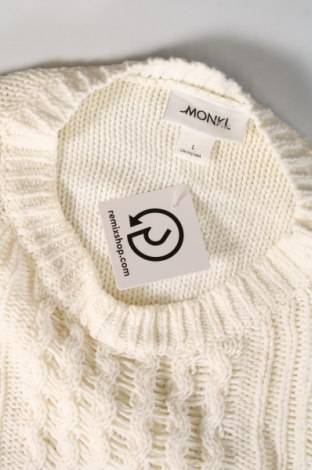 Damski sweter Monki, Rozmiar L, Kolor Biały, Cena 79,96 zł