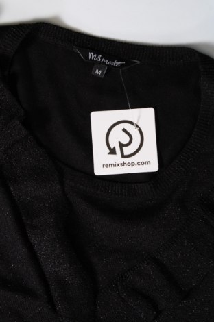 Γυναικείο πουλόβερ Ms Mode, Μέγεθος M, Χρώμα Μαύρο, Τιμή 8,79 €