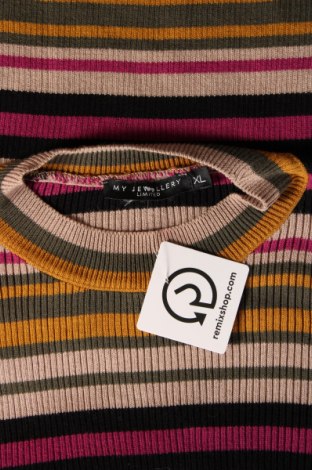Γυναικείο πουλόβερ My Jewellery, Μέγεθος XL, Χρώμα Πολύχρωμο, Τιμή 11,12 €