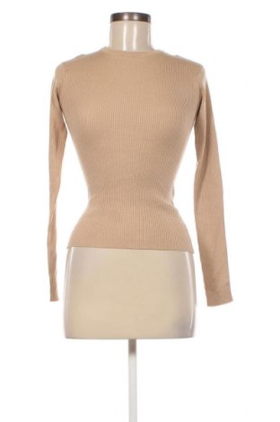 Γυναικείο πουλόβερ NA-KD, Μέγεθος S, Χρώμα  Μπέζ, Τιμή 13,19 €