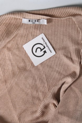 Γυναικείο πουλόβερ NA-KD, Μέγεθος XS, Χρώμα  Μπέζ, Τιμή 14,31 €