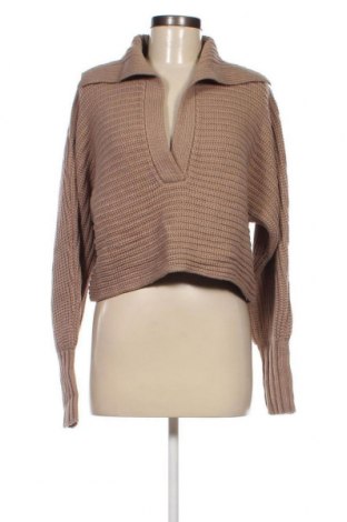 Γυναικείο πουλόβερ NA-KD, Μέγεθος S, Χρώμα  Μπέζ, Τιμή 12,43 €
