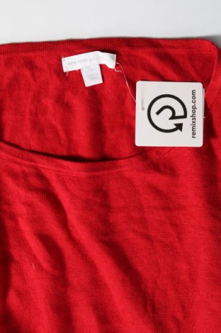 Γυναικείο πουλόβερ New York & Company, Μέγεθος M, Χρώμα Κόκκινο, Τιμή 11,67 €