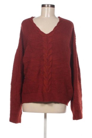 Γυναικείο πουλόβερ No Boundaries, Μέγεθος 3XL, Χρώμα Κόκκινο, Τιμή 11,66 €
